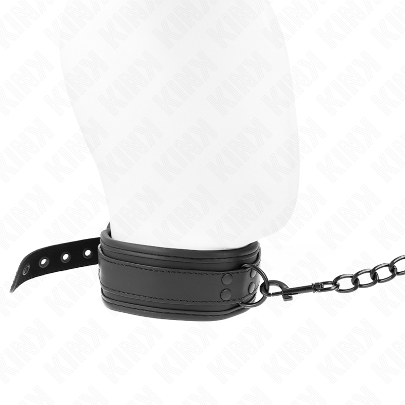 Kink - Collar Con Correa 78 Cm Bondage De Neopreno Modelo 1 Ajustable 37.5 X 49.5 Cm