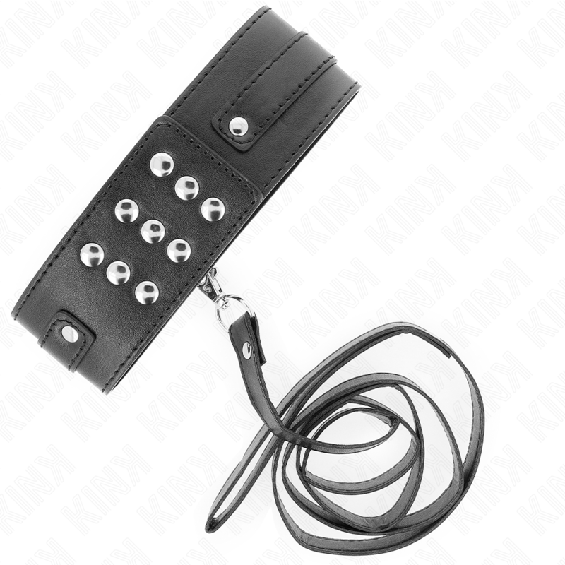 Kink - Collar Con Correa 116 Cm Modelo 1 Ajustable 36-43 Cm X 5 Cm