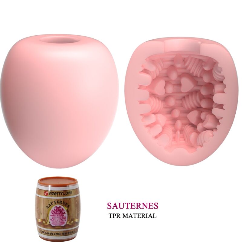Pretty Love - Masturbador Masculino Huevo Rosa Modelo 2