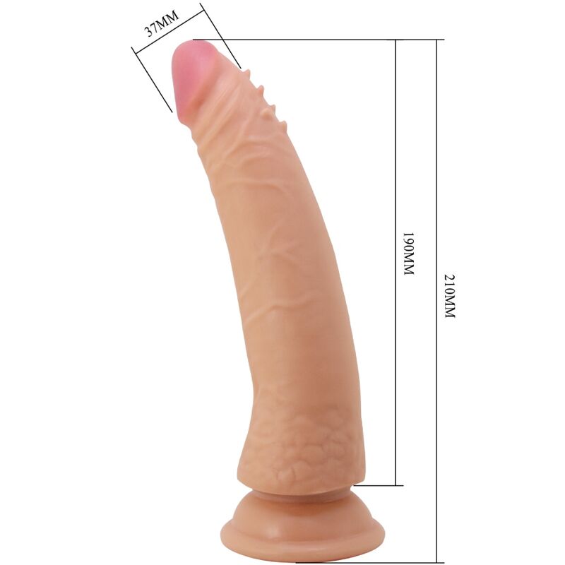 Pretty Love - Kable Pene Super Realístico 21 Cm Natural