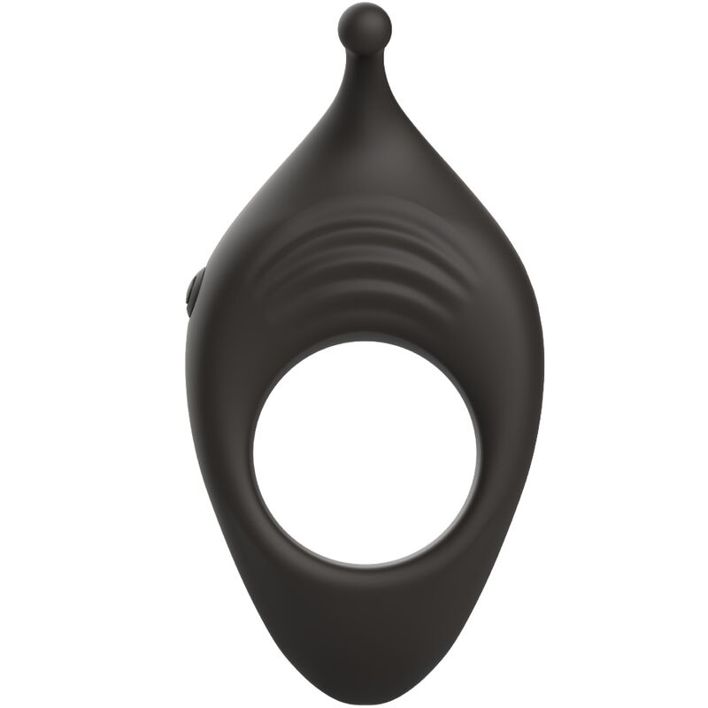 B Swish - Bcharmed Rhythm Infinite Deluxe Anillo Para Pene 15 Vibraciones Negro