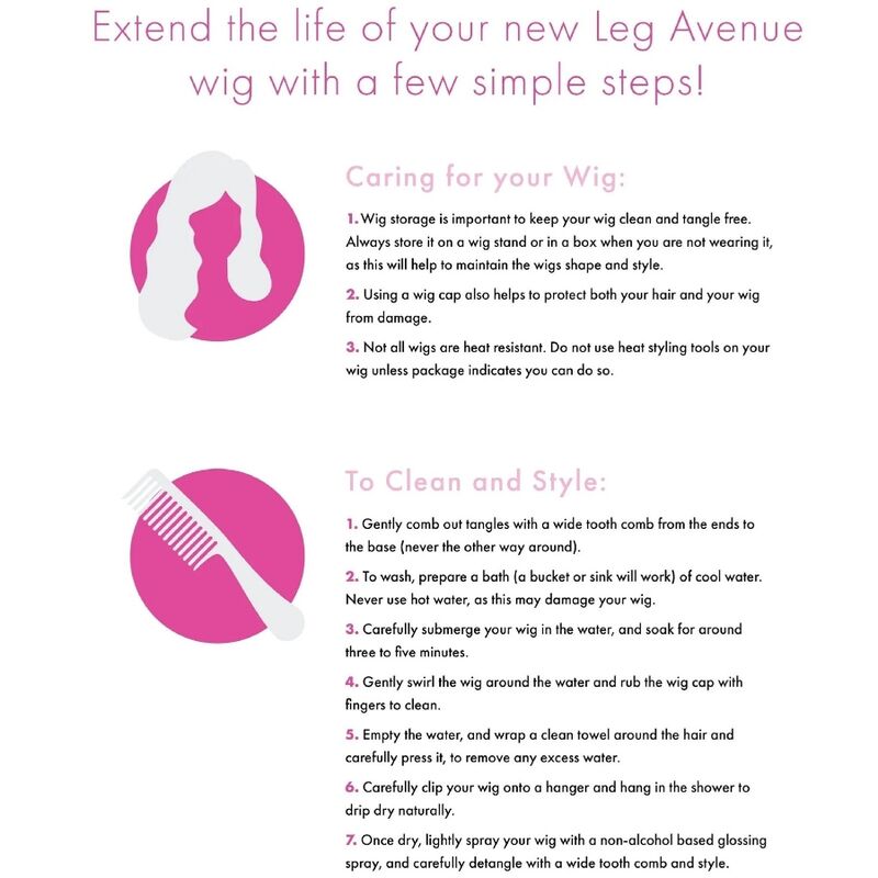 Leg Avenue A2881_00522 Accesorio Para Disfraz Peluca Para Disfraz