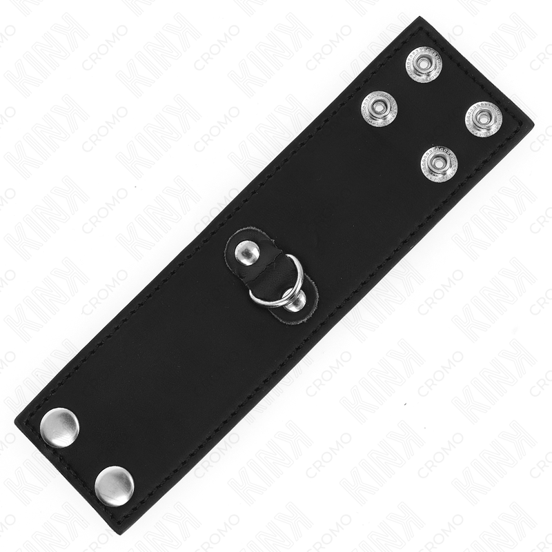 Kink - Anillo Pene Cuero Con Cierre A Presión 18 X 5 Cm