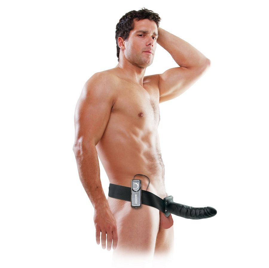 Fetish Fantasy Series - Arnes Vibrador Hueco 19 Cm Negro