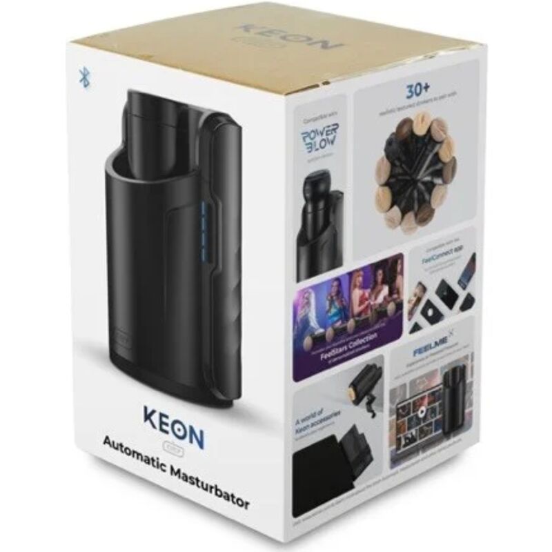 Kiiroo - Keon Combo Set By Kiiroo + Feel Stroker Negro