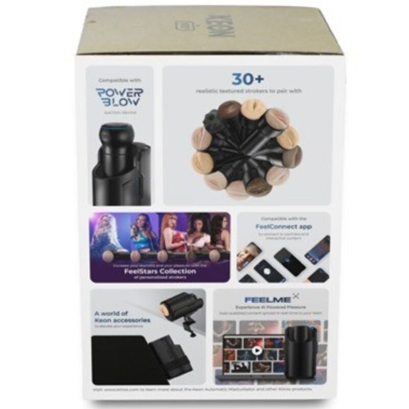 Kiiroo - Keon Combo Set By Kiiroo + Feel Stroker Negro