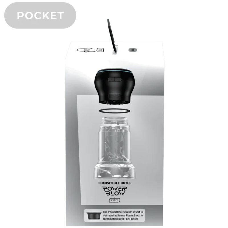 Kiiroo - Feel Pocket Stroker Crystal By Kiiroo Transparente