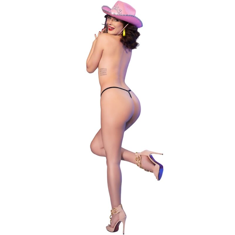 Chilirose - Cr 4836 Tanga Kiss Me Negro S/M