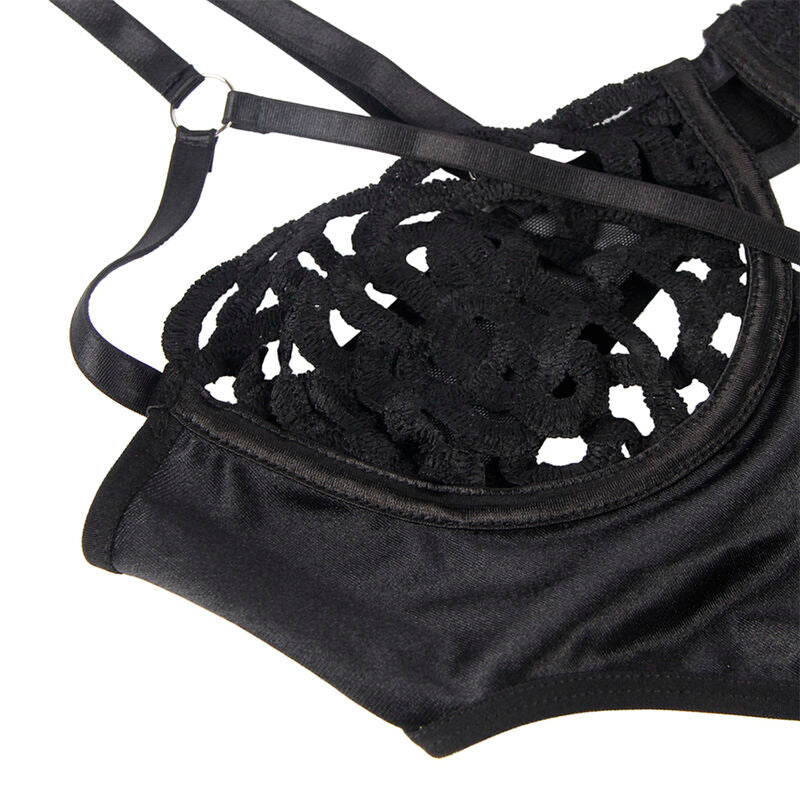 Subblime - 954055 Body Sexy De Encaje Negro S/m
