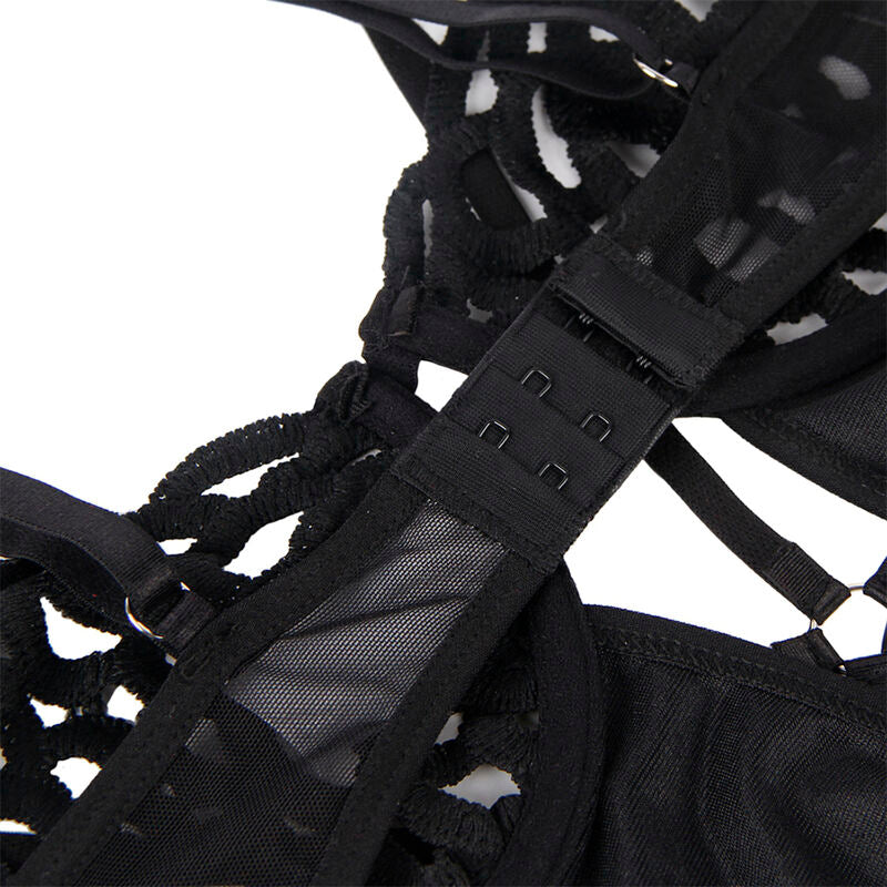 Subblime - 954055 Body Sexy De Encaje Negro S/m