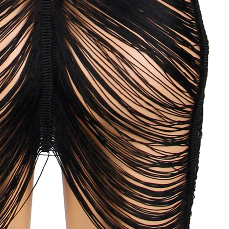 Subblime - 954222 Vestido De Tiras + Tanga Negro S/m
