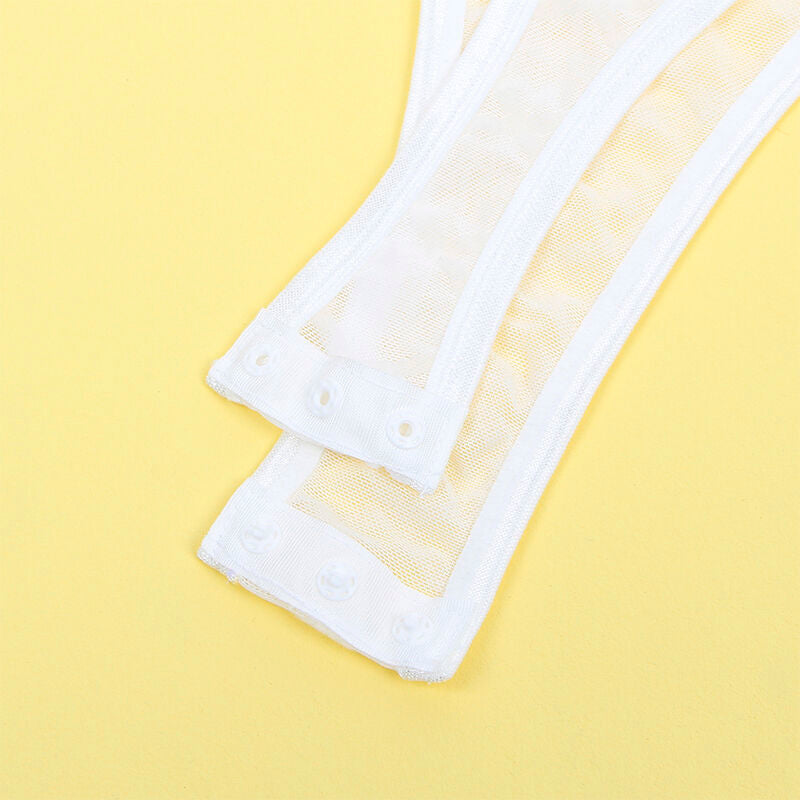 Subblime - 954284 Body Con Cadenas + Ligueros Blanco S/m