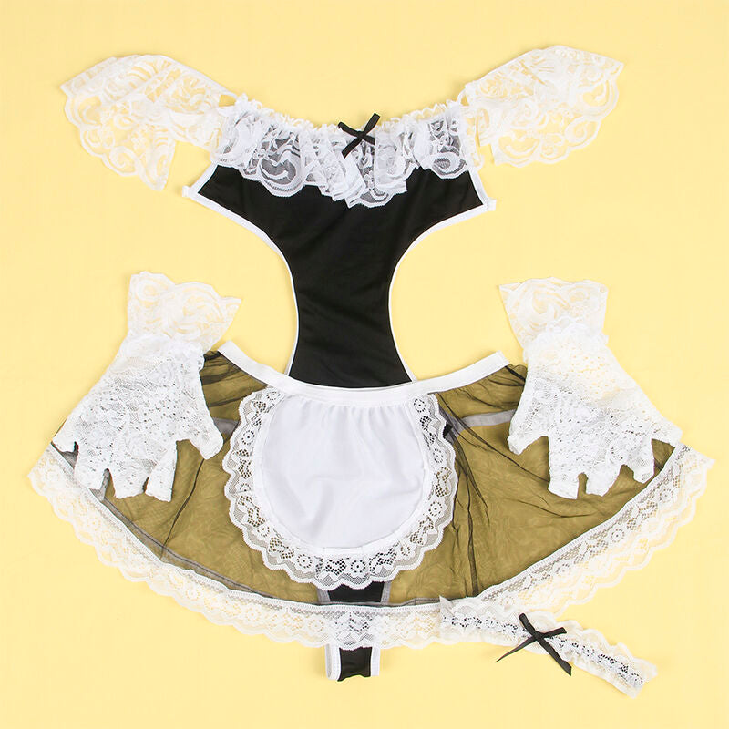 Subblime - 954307 Disfraz De Criada Sexy Negro/blanco S/m