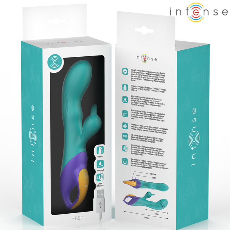 Intense - Fred Vibrador Rabbit Azul