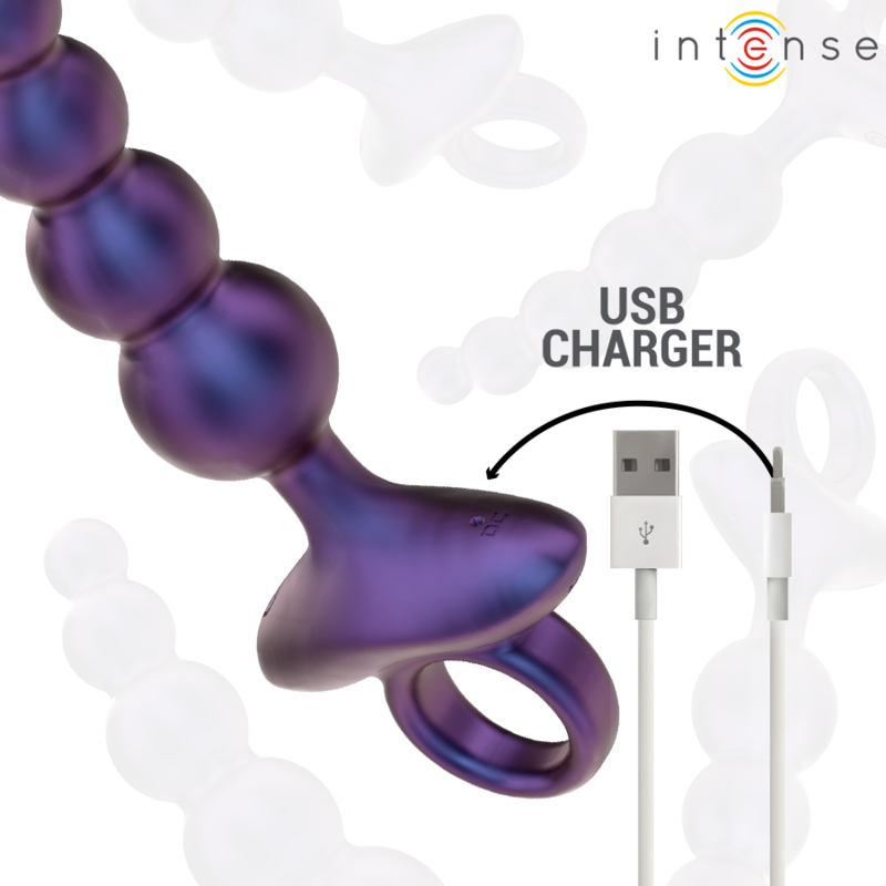 Intense - Tito Plug Anal Vibrador Modelo 3 Control Remoto