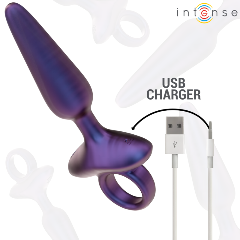 Intense - Marlon Plug Anal Vibrador Modelo 4 Control Remoto