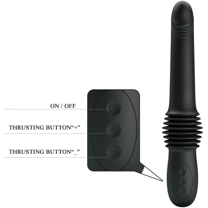 Pazuzu Vibrador Con Thrusting Usb Silicona