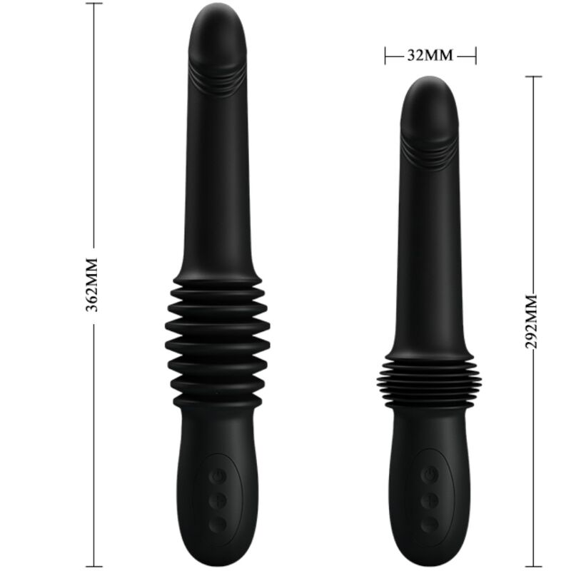 Pazuzu Vibrador Con Thrusting Usb Silicona