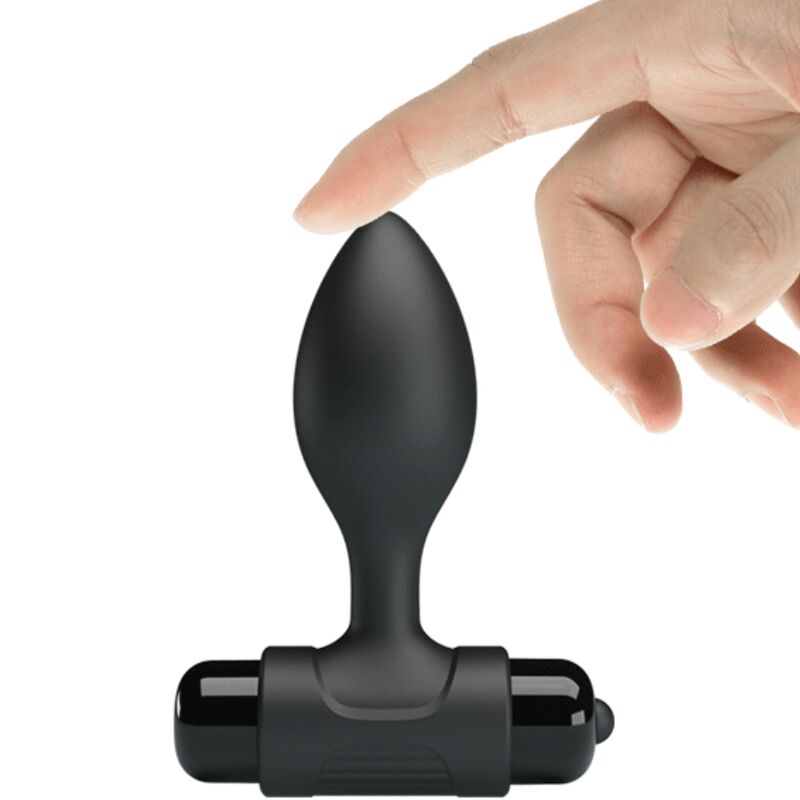 Pretty Love - Vibra Butt Plug Anal 10 Vibraciones Negro