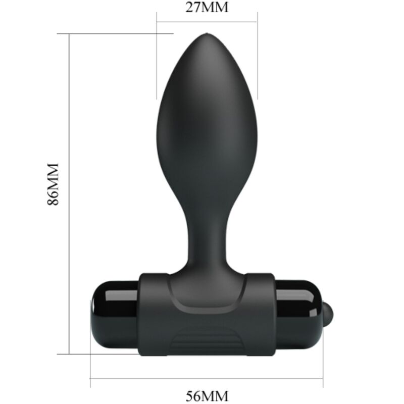 Plug Anal Con Vibración Silciona