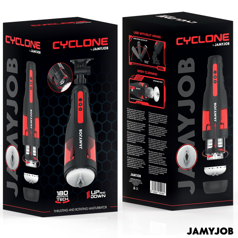 Jamyjob - Cyclone Masturbador Vagina Automático 10 Modos Rotación Y Empuje
