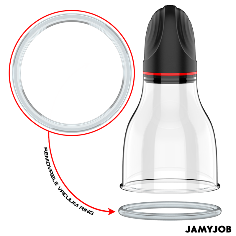 Jamyjob - Xpand Lite Bomba Automática De Testículos 3 Niveles De Succionador Gris