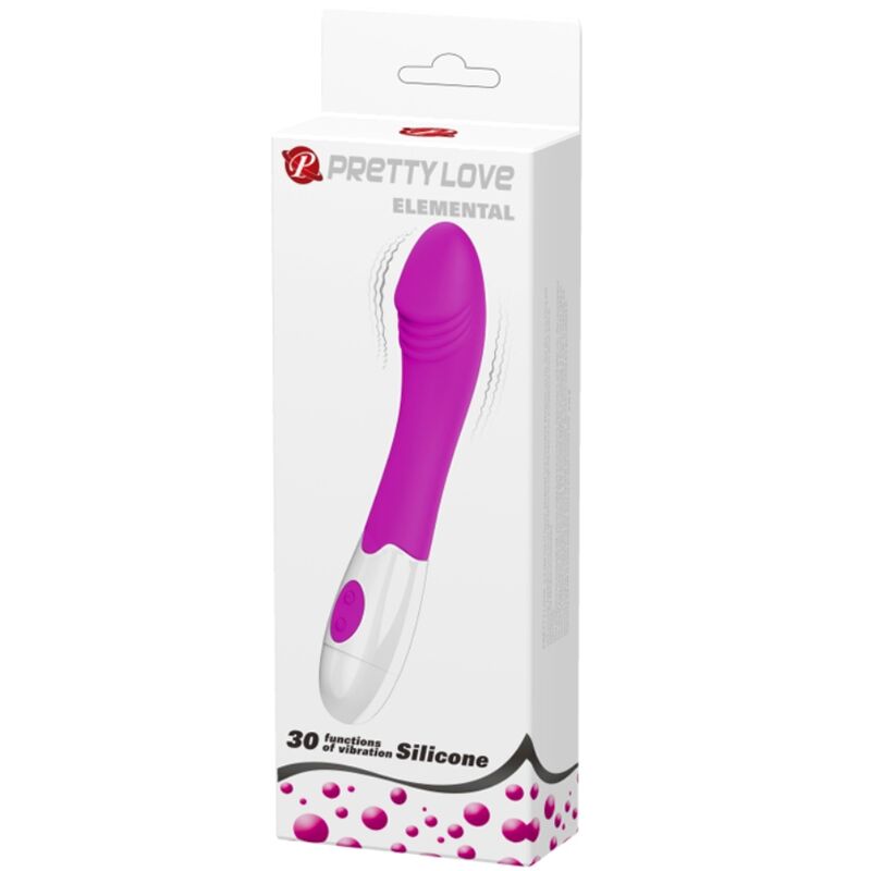 Pretty Love - Elemental Vibrador 30 Modos De Vibración Morado