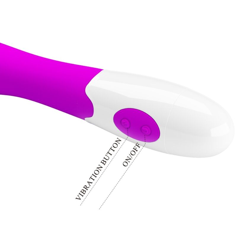 Pretty Love - Elemental Vibrador 30 Modos De Vibración Morado