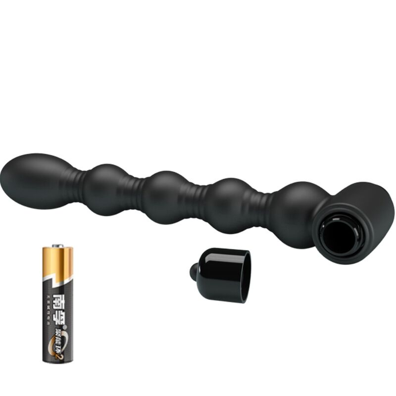 Pretty Love - Lynn Plug Anal Silicona 10 Vibraciones Negro