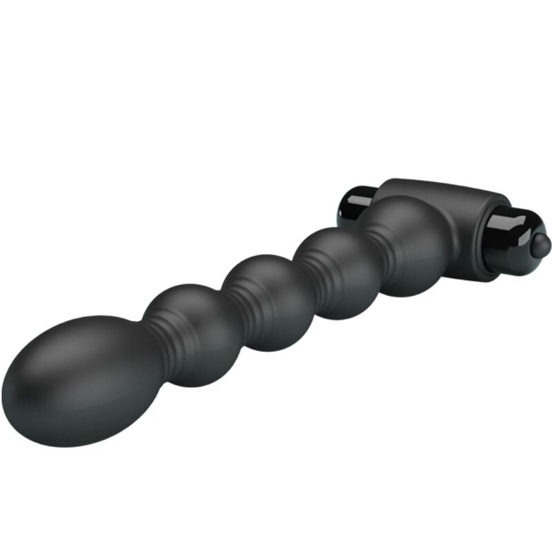 Pretty Love - Lynn Plug Anal Silicona 10 Vibraciones Negro