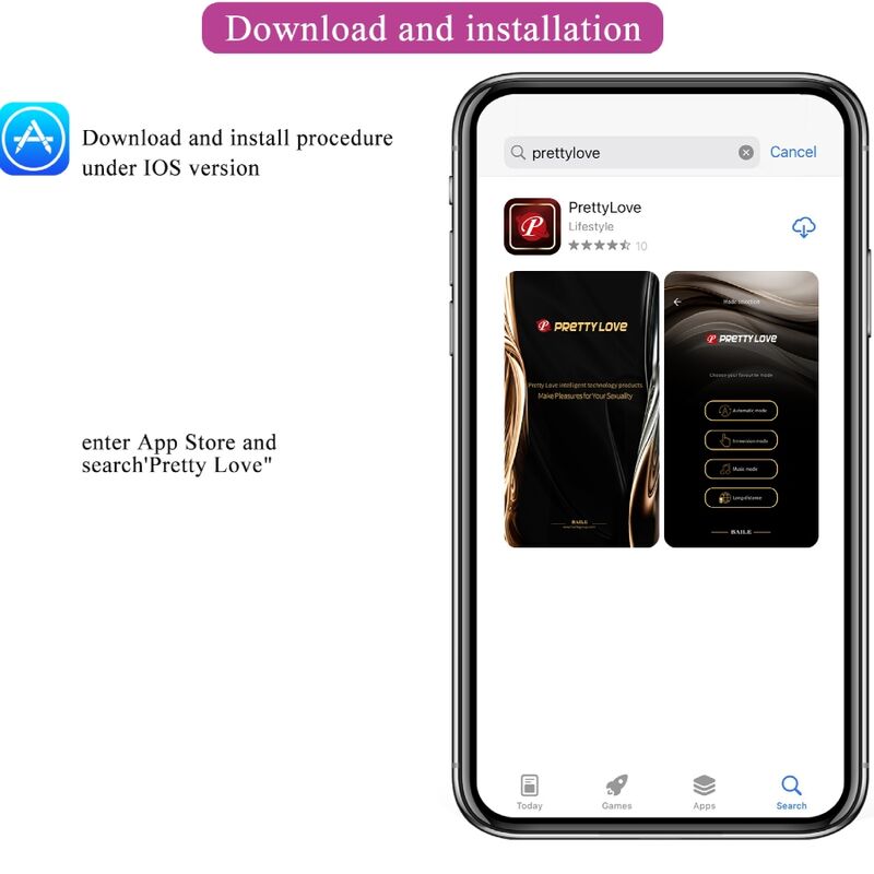 Pretty Love - Franz Masajeador & Vibrador App Gratutita Morado