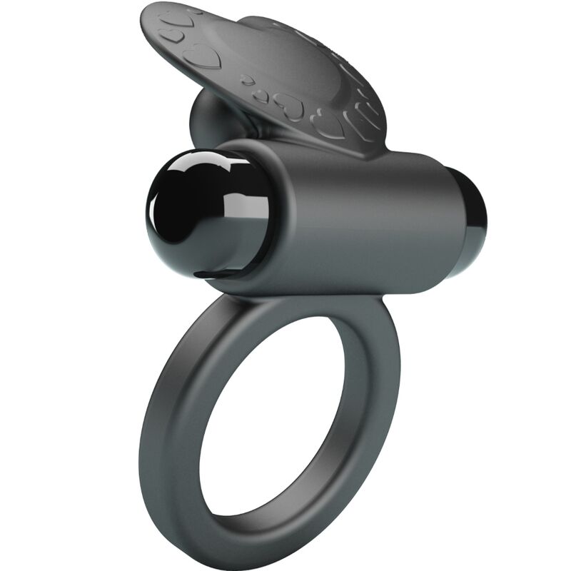Pretty Love - Debonaire Anillo Vibrador Conejo 10 Vibraciones Negro