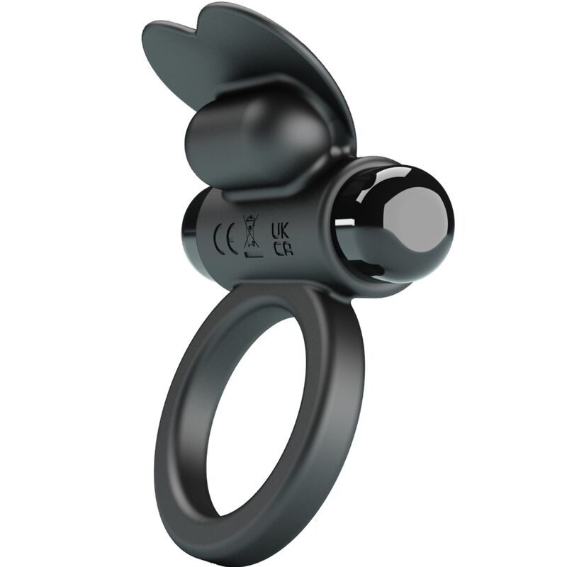 Pretty Love - Debonaire Anillo Vibrador Conejo 10 Vibraciones Negro