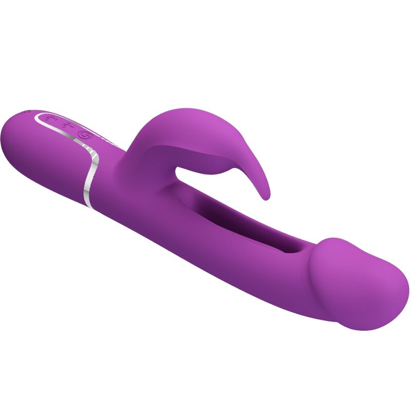 Pretty Love - Kampas Vibrador Rabbit Multifunción 3 En 1 Morado