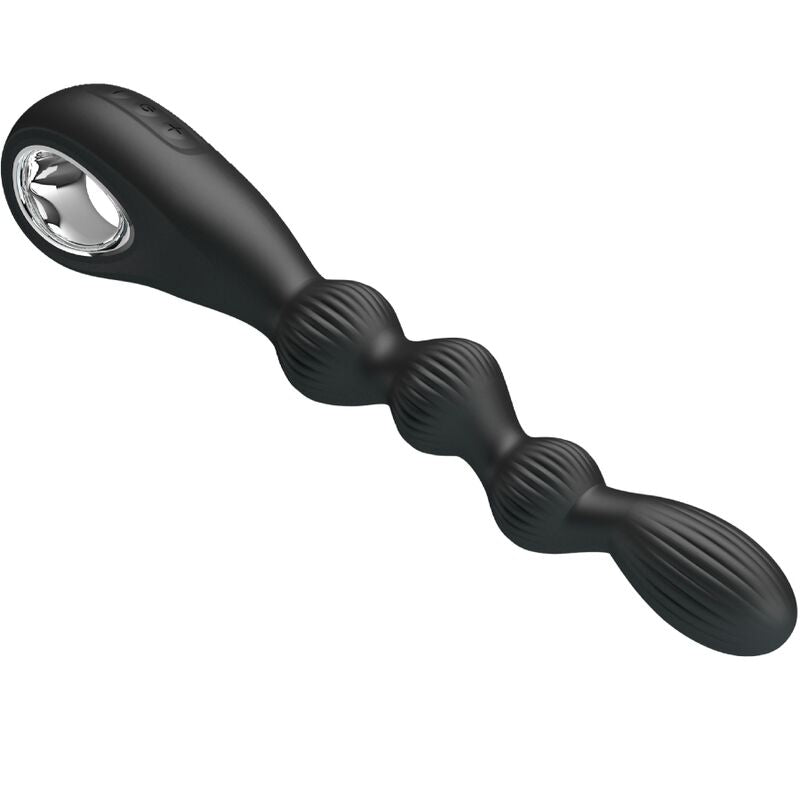 Pretty Love - Federer Vibrador Anal 12 Vibraciones Negro