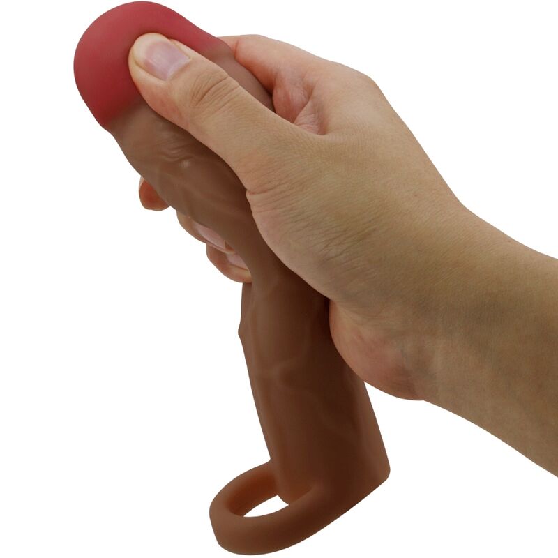 Pretty Love - Hani Funda Para Pene Con Extensión De 5 Cm Mulato