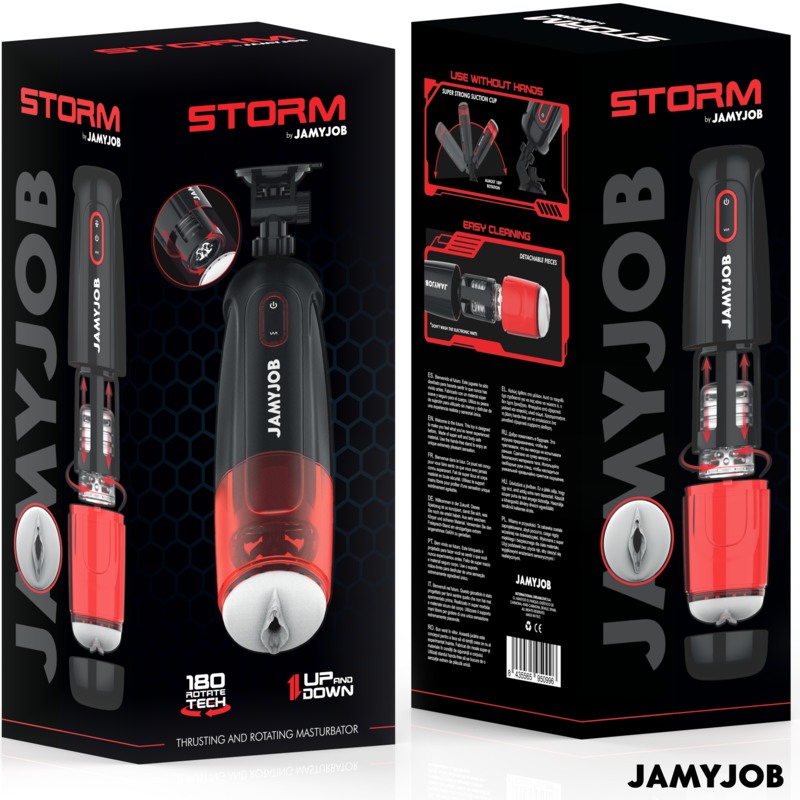 Jamyjob - Storm Masturbador Vagina Automático 10 Modos Succión Y Empuje
