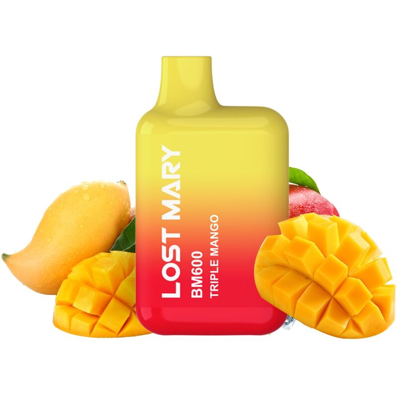 Lost Mary - Bm600 Vaper Nicotina 2% Desechable Sabor Triple Mango