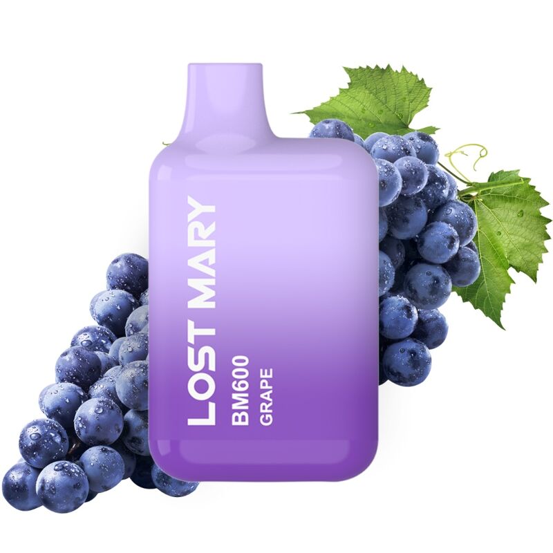 Lost Mary - Bm600 Vaper Nicotina 2% Desechable Sabor Uva
