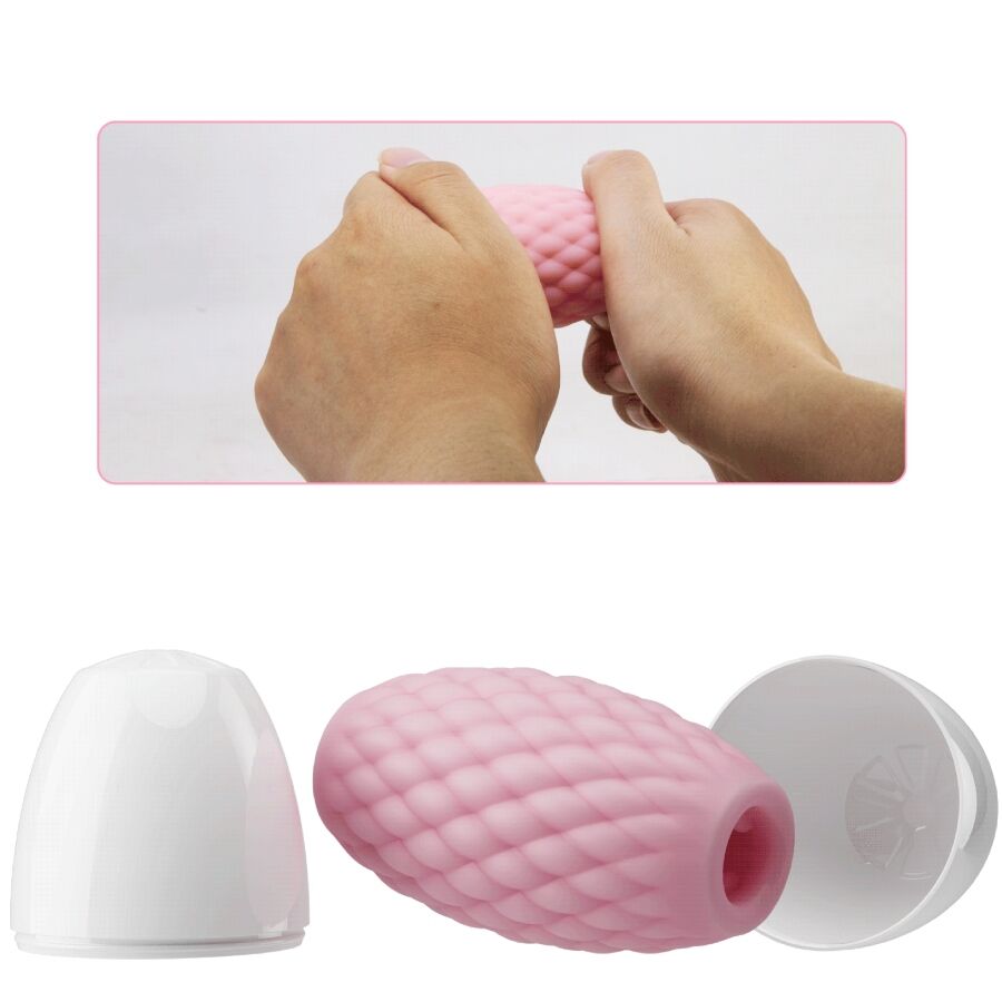 Pretty Love - Athena Eros Masturbador Masculino Silicona Rosa