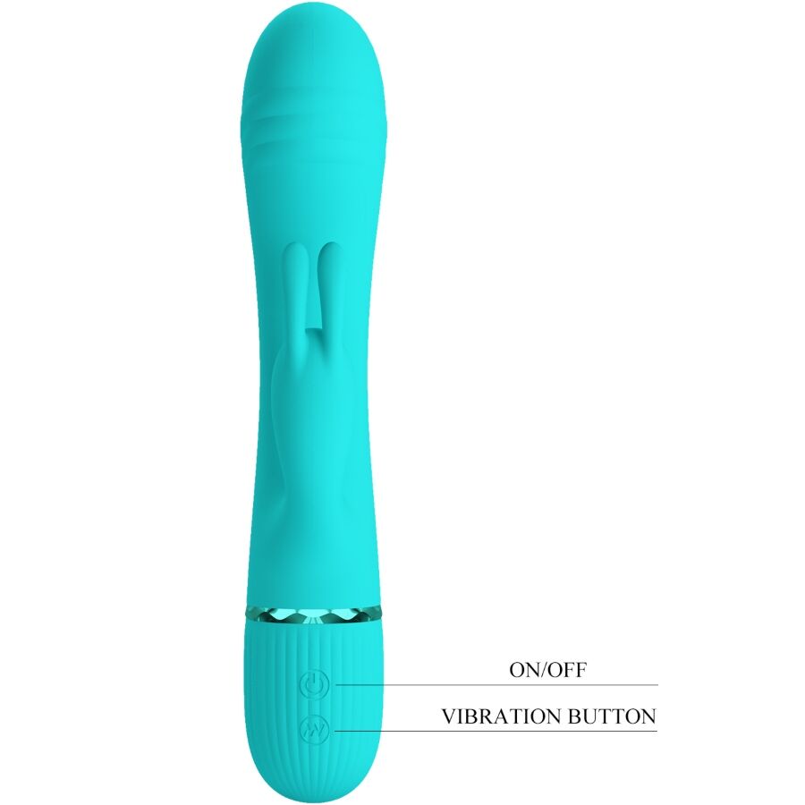 Pretty Love - Scocco Vibrador Rabbit Turquesa