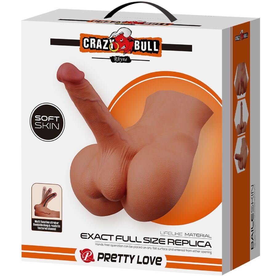 Crazy Bull - Rhyne Trasero Masturbador Realístico Natural