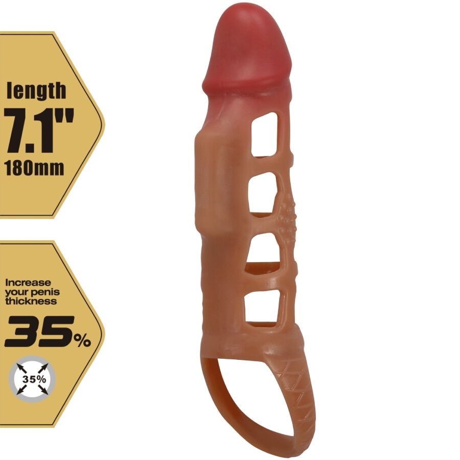 Pretty Love - Preston Funda Para Pene Con Vibración De 18 Cm