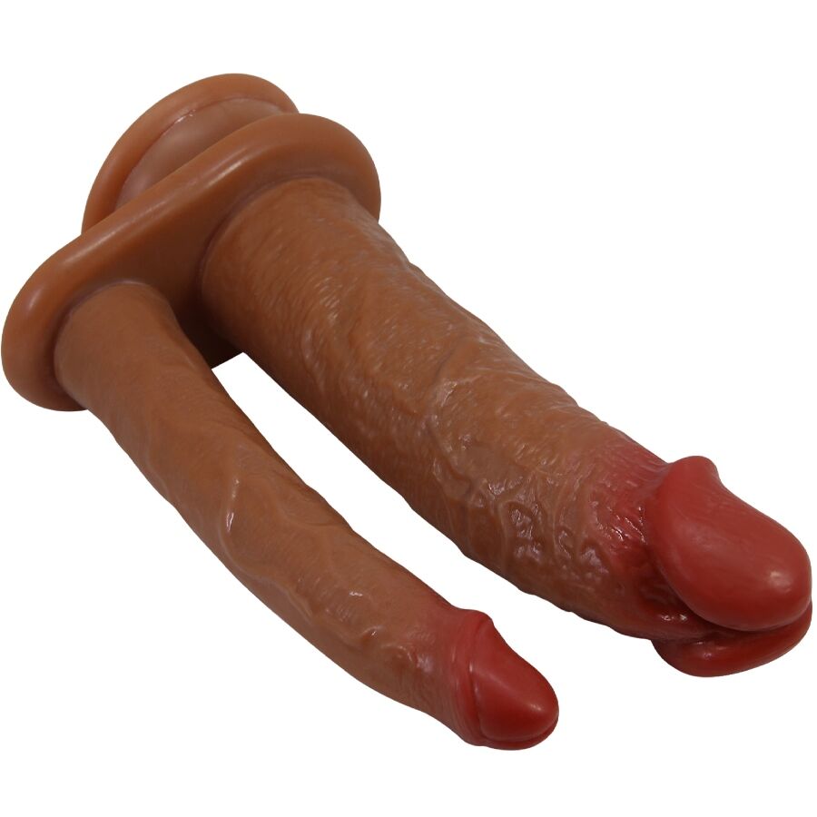 Pretty Love - Hulbert Doble Dildo Realístico Con Vibración Mulato