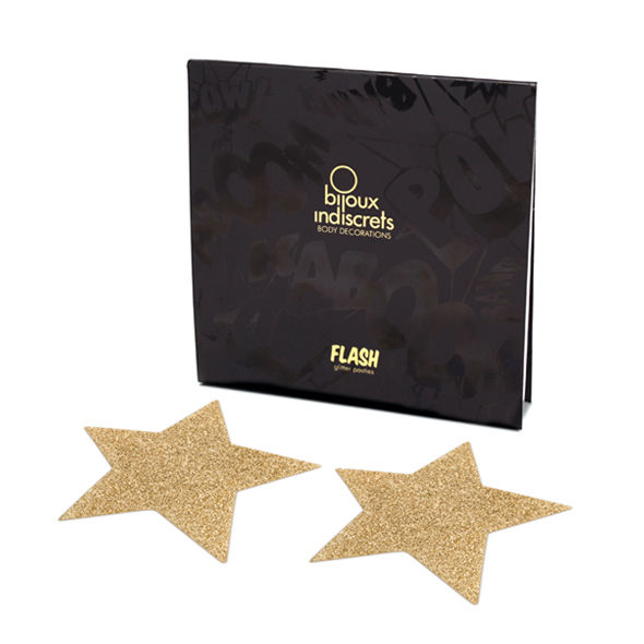 Bijoux Indiscrets - Pezoneras Flash Estrella Dorada