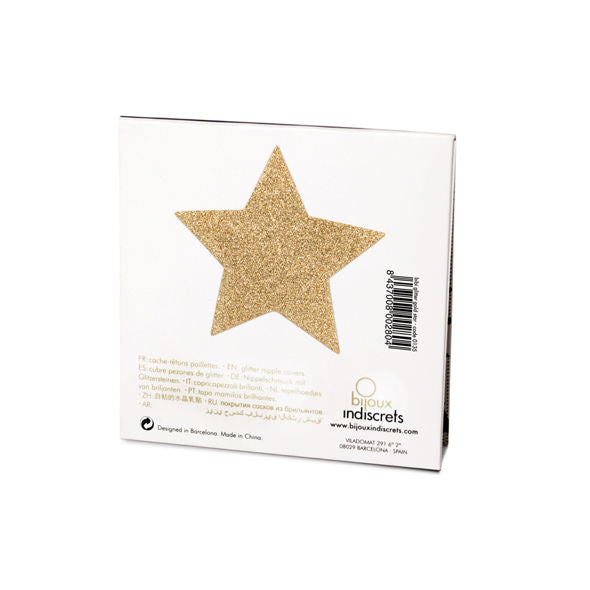 Bijoux Indiscrets - Pezoneras Flash Estrella Dorada