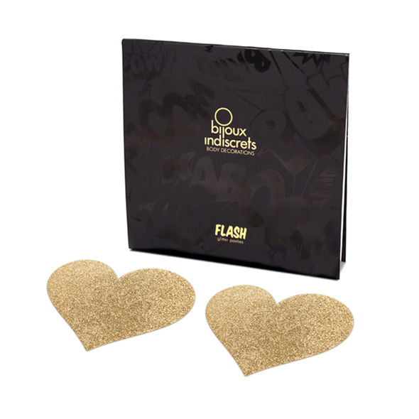 Bijoux Indiscrets - Pezoneras Flash Corazãn Dorado