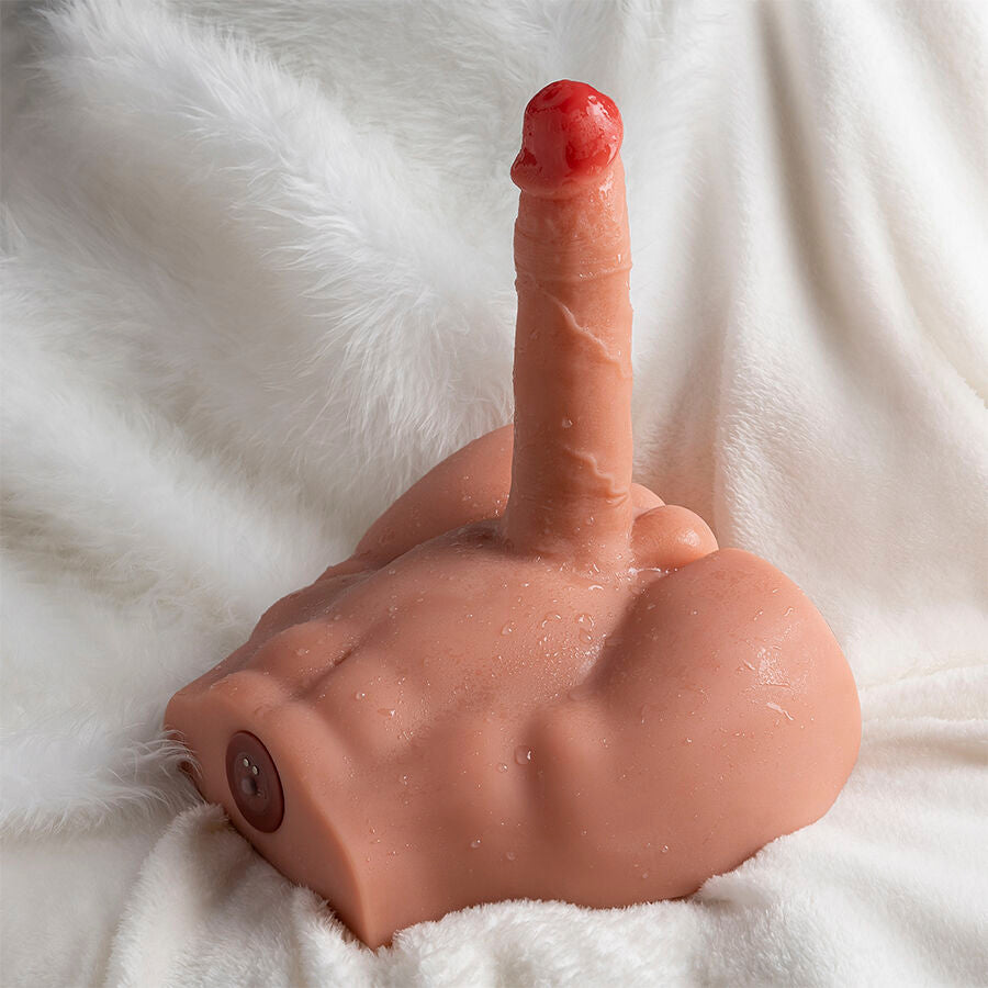 Xise - Peel Dildo Ass Masturbador Dildo Realístico Posición Frontal Con Thrusting 17,5 Cm
