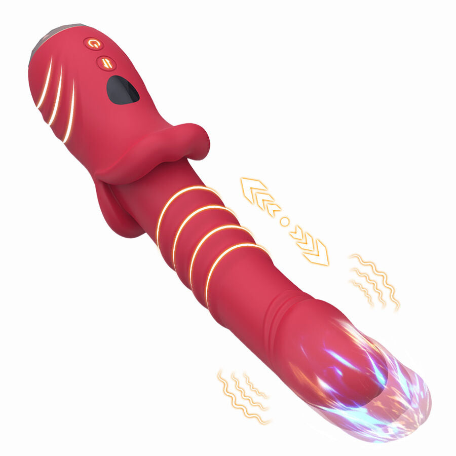 Armony - Dildo Vibrador Estimulador Punto A Rojo