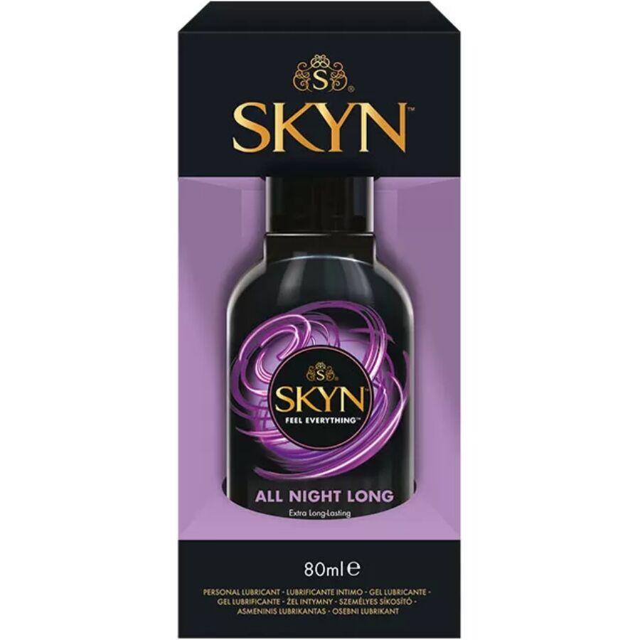 Skyn - Lubricante All Night Long Base De Silicona 80 Ml
